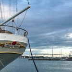 Dreimastbark "Gorch Fock" im Hafen Stralsund